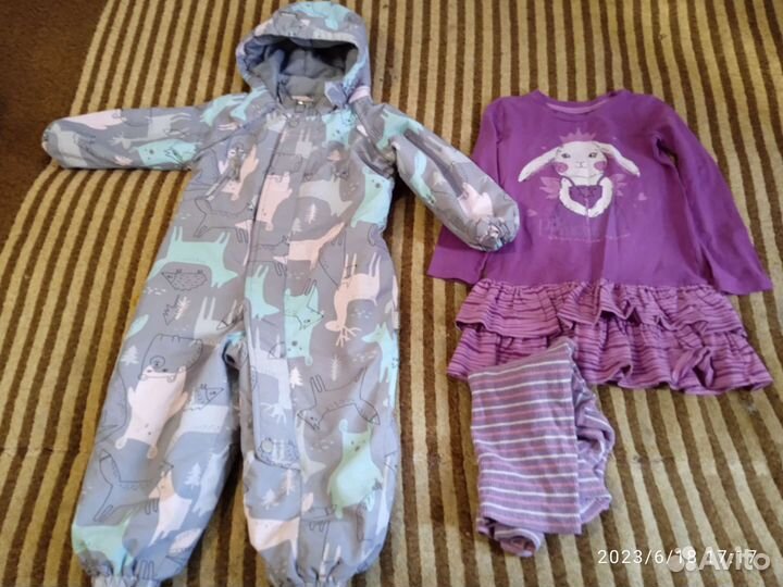 Пакет вещей на девочку