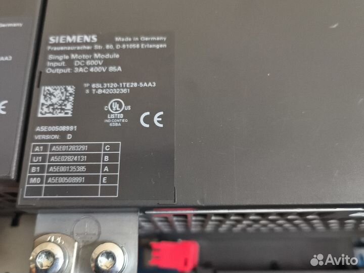 Siemens Sinamics 6SL3120-1TE28-5AA3