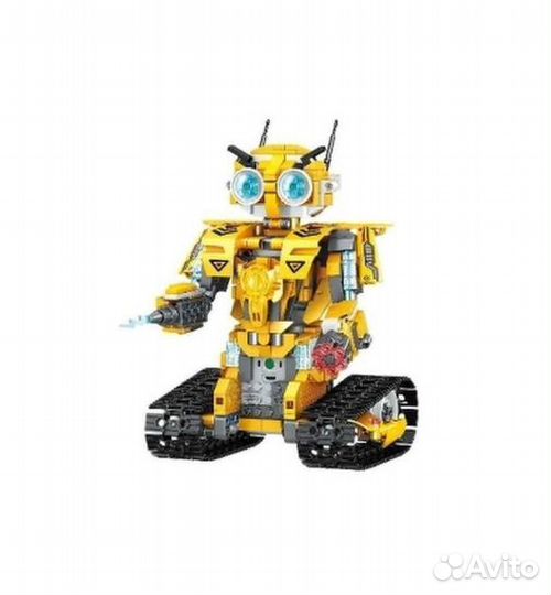 Конструктор Желтый Робот на радиоуправлении