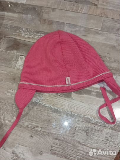 Шапка демисезонная на девочку 46/48