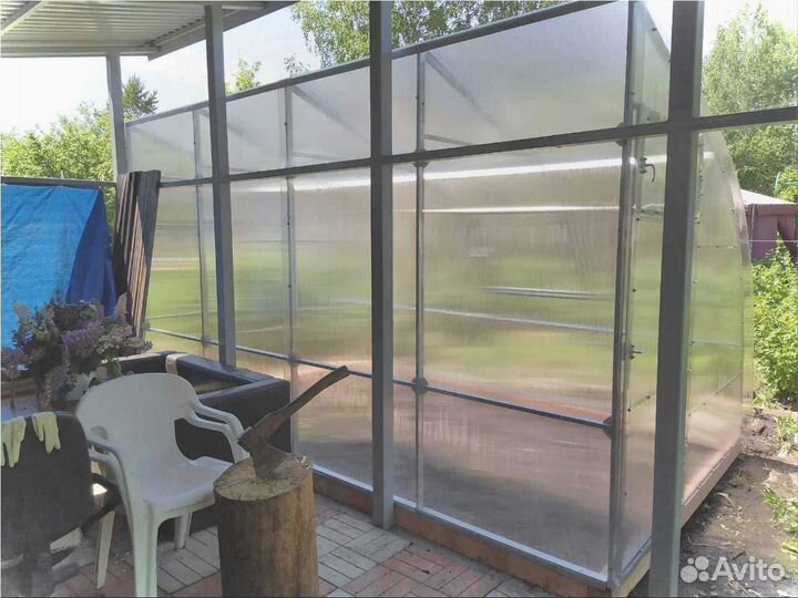 Теплица пристенная от производителя