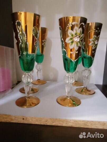 Графинчик, фужеры, штоф