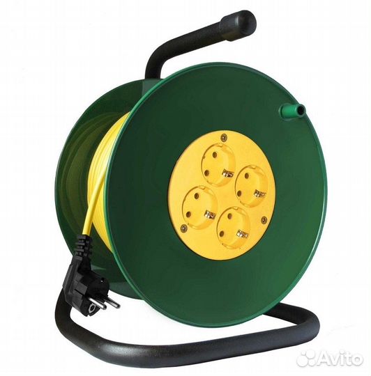 Удлинитель Союз на катушке 4 гн. 40 м. 3.7 кВт. с