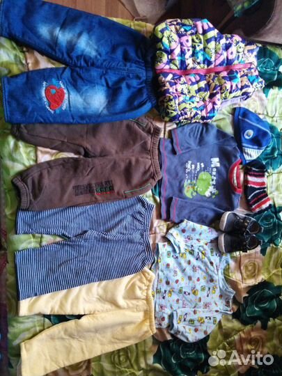 Два Пакета вещей для мальчика 1,6-2 года