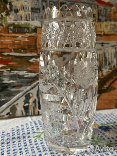 Хрустальная ваза