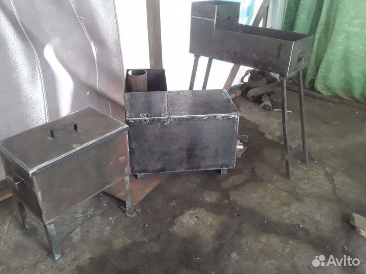 Мангал, шарабан, печь