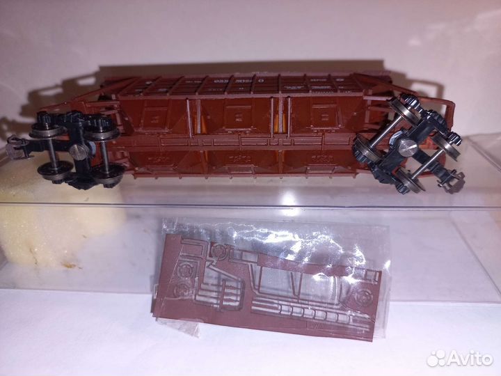 Модель вагона хопера 1:120 тт