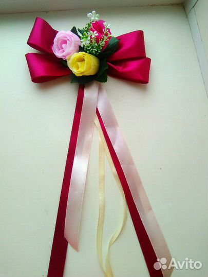 Украшение на свадебную машину