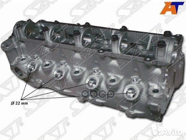 Головка блока mazda Bongo RF-98 диаметр форсунк