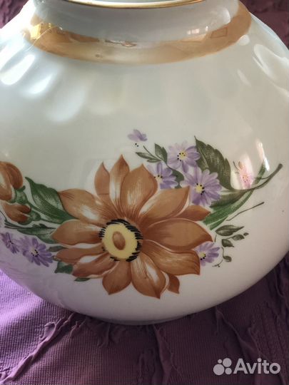 Чайник заварочный фарфоровый большой