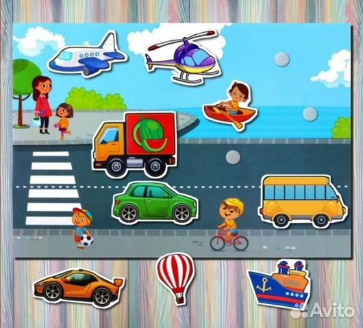 Развивающие Игры на липучках 3 шт