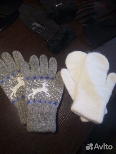 Перчатки и варежки много фото