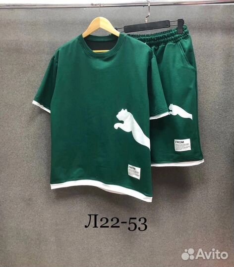 Спортивный костюм мужской Puma летний с шортами