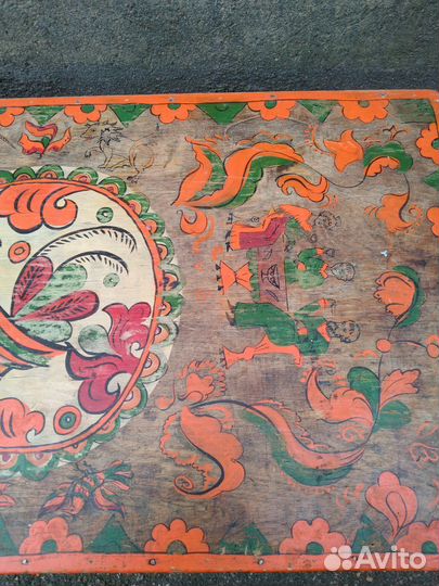 Сундук старинный деревянный