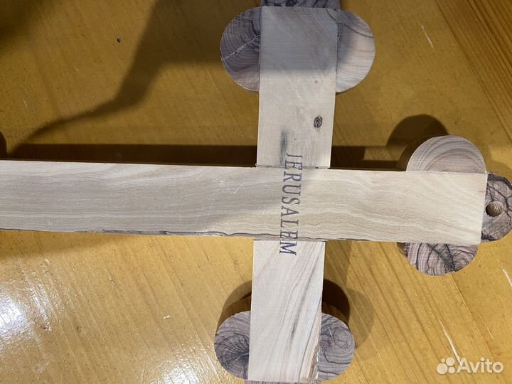 Освещенный Деревянный Крест из Иерусалима
