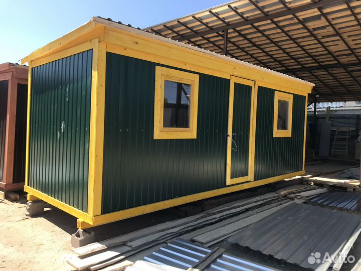 Бытовка двухкомнатная новая 6х2,3м