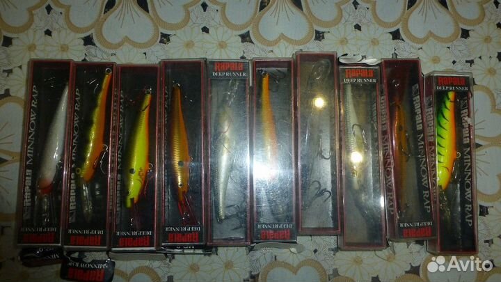 Воблеры Rapаla Minnow Rap MR-9 оригинал