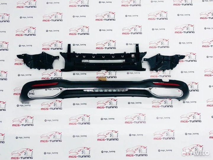 Задний диффузор AMG W222 Рестайлинг