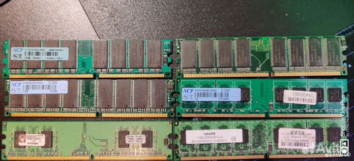 Продам озу DDR1 DDR2 DDR3 Sodimm