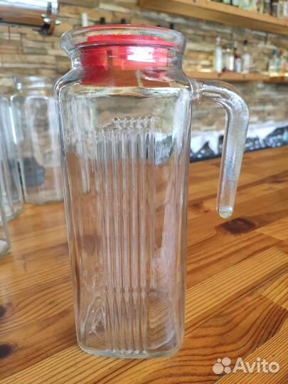 Графины 1 л. Бокалы стаканы для коктейлей