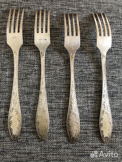 Вилка столовая мельхиор