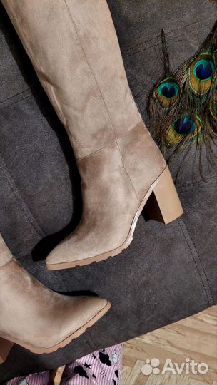 Сапоги ботфорты 37 (зима)