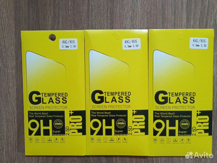Защитное стекло на iPhone 6s