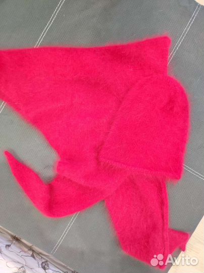 Комплект шапочка бини и платок