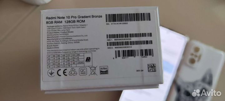 Xiaomi redmi note 10 pro 8/128 NFC