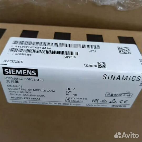 Siemens 6SL3121-2TE21-0AA4