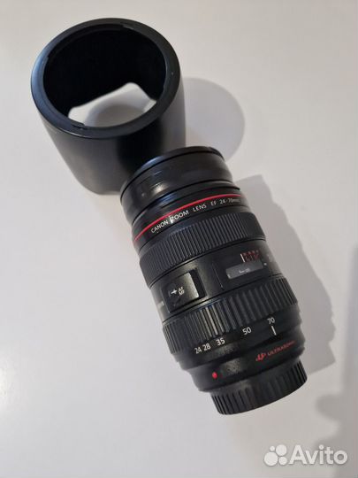 Объектив Сanon zoom ef 24-70 L