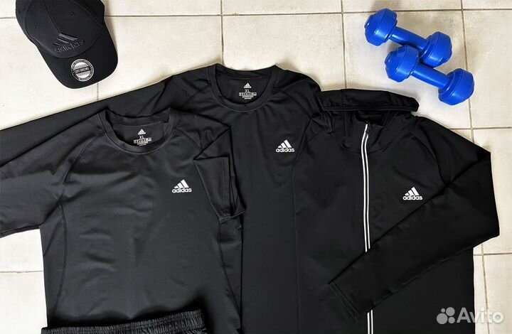 Рашгард Adidas Black - 5/1, 2/1