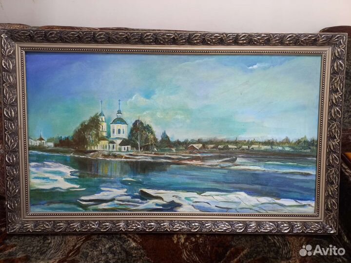 Картина река Тьма, В. Селиверстов, 2018 год