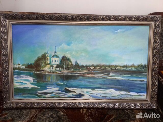 Картина река Тьма, В. Селиверстов, 2018 год