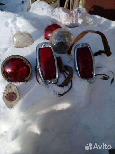 Стоп сигналы автомобиля победа