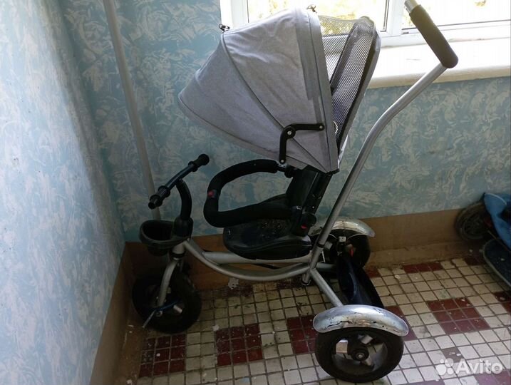 Детский трехколесный велосипед бу