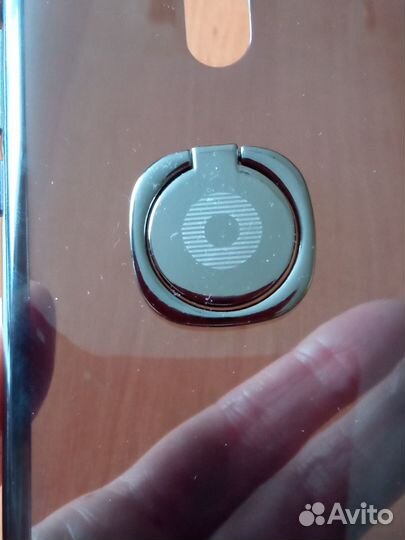Чехол для Redmi 9 с кольцом-держателем и стеклом