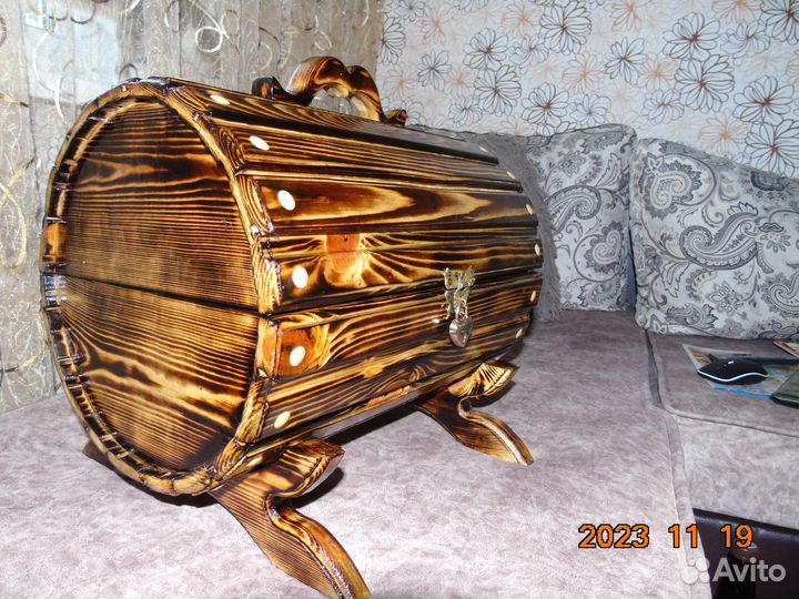 Мини бар бочка