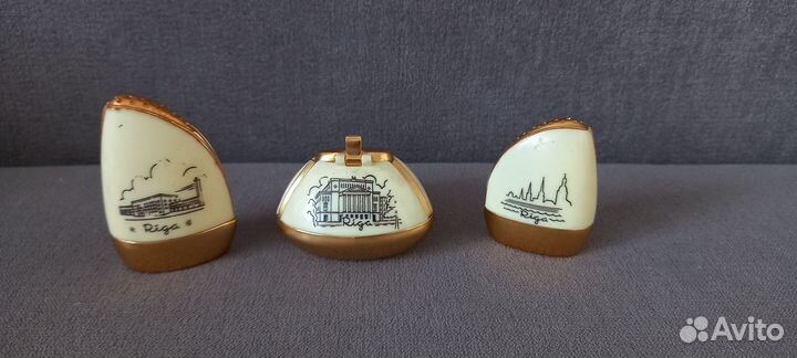 Приборы (солонки) Дулево Рига Чайка 12шт СССР