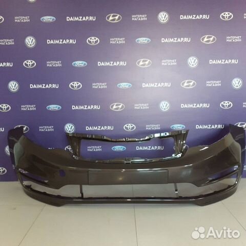 Бампер передний Kia Rio 2015-2017 кофейный