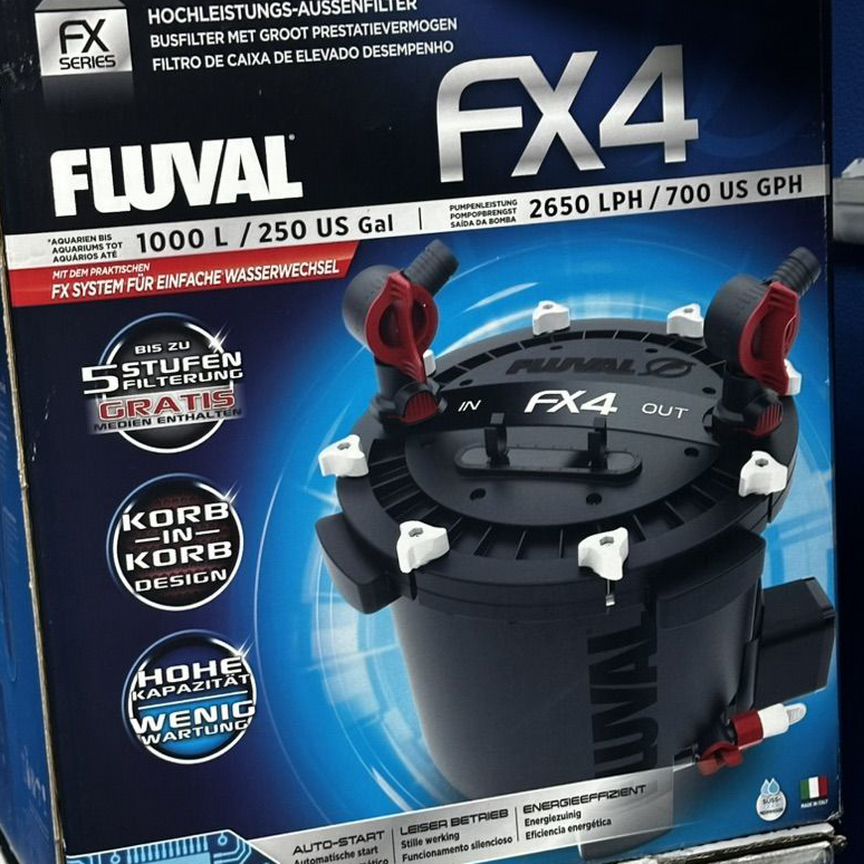 Внешний фильтр Fluval FX 4 новый