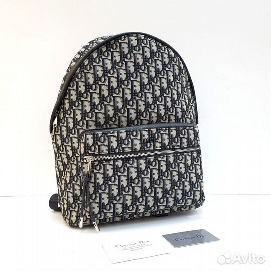 Рюкзак Christian Dior кожа ткань черный новый