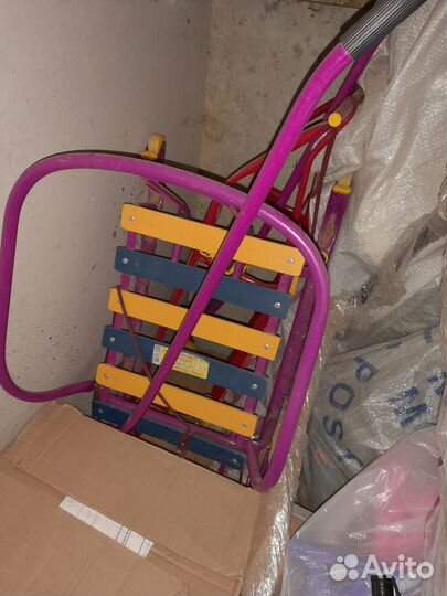 Санки детские, почти новые бу