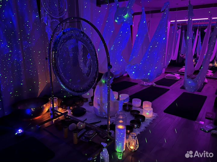 Медитация с гонгом и поющими чашами