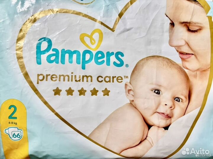 Памперсы Premium Care 4-8 кг