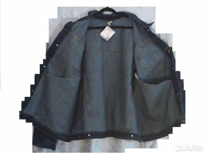 Новая куртка джинс/деним, 66-70р-р, супер батал