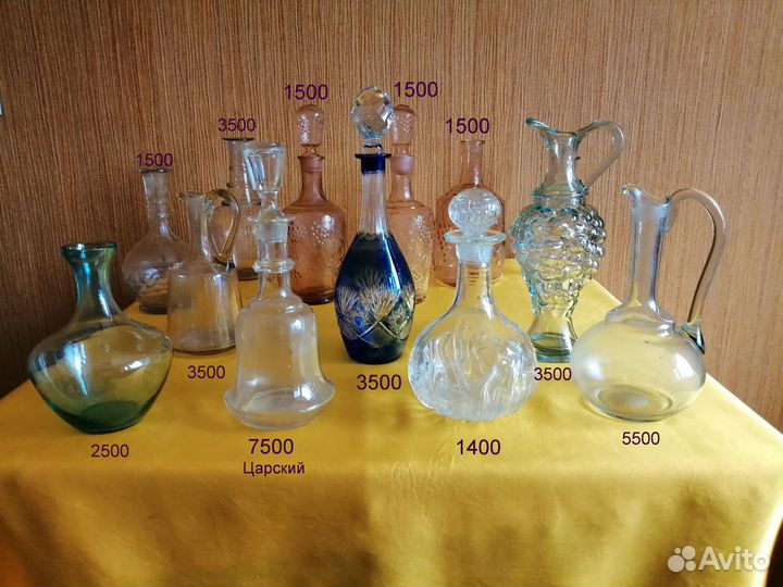 Ваза — фруктовница, графин кувшин