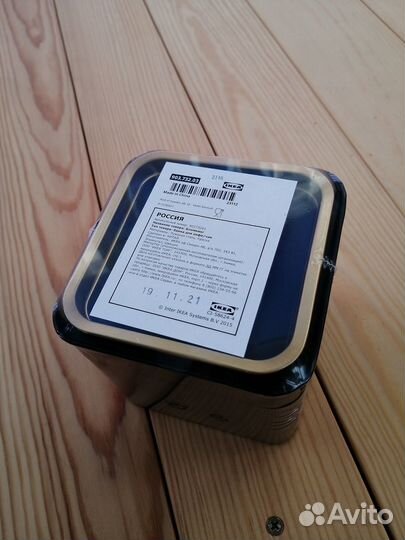 Икеа, банка для кофе-чая бломнинг, 10x10x10 см