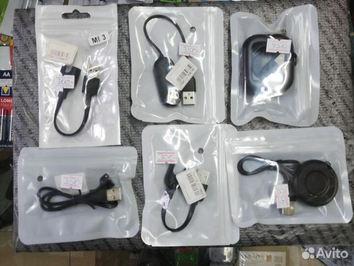 Кабели USB для зарядки часов и браслетов