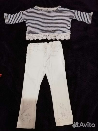 Детские вещи пакетом для девочек 98